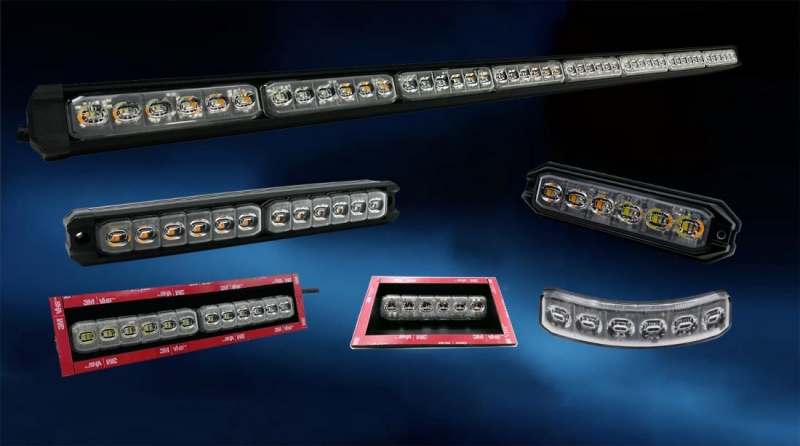 LED-Warnleuchten mit Silikonlinse