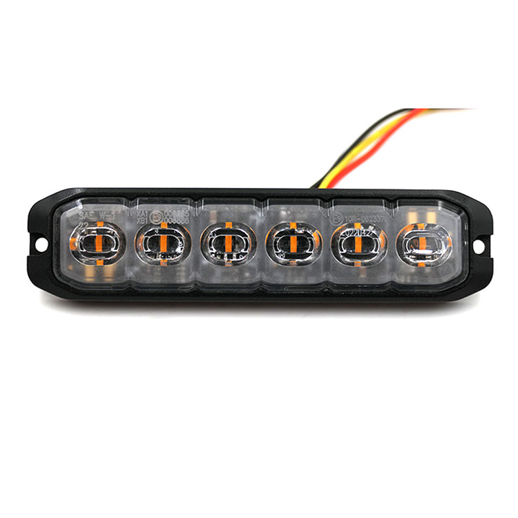 LED-Warnleuchte mit Silikonlinse